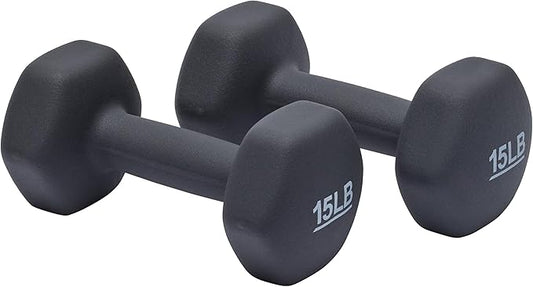 Amazon Basics Neoprene Dumbbell Hand Weights for Exercise and Muscle Toning-FlexoryFit