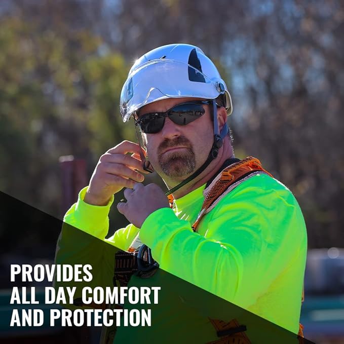 Malta Dynamics APEX Type 2 Safety Helmet – OSHA and ANSI Z89.1 Compliant Safety Hard Hats for Construction Workers and Vented Helmet for Head Protection