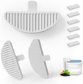 3 Pack Cat Fountain Filters - Compatible with Cat Water Dispenser, 67oz/2L Automatic Water Feeder (3 Filters+6 Sponges)