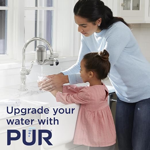 PUR PLUS Vertical Faucet Mount Water Filtration System, Lead-Reducing Filter - Image 9