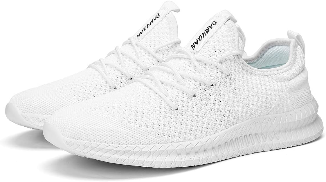 FUJEAK Men Running Shoes Men Casual Breathable Walking Shoes Sport Athletic Sneakers Gym Tennis Slip On Comfortable Lightweight Shoes