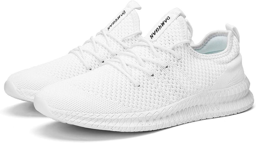 FUJEAK Men Running Shoes Men Casual Breathable Walking Shoes Sport Athletic Sneakers Gym Tennis Slip On Comfortable Lightweight Shoes