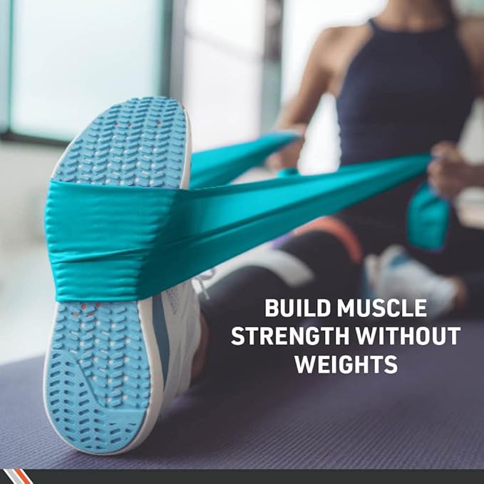 Body Sport Exercise Bands - Resistance Bands in 50 yard Rolls for Fitness, Stretching, or Physical Therapy-FlexoryFit
