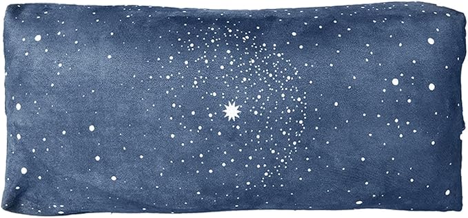 YOGA DESIGN LAB | The Yoga Bolster | Comfortable, Supportive Eco-Friendly Luxury Yoga Cushion | Recycled Plastic Bottle Microfiber | Natural Cotton, Foam Filling (Celestial)-FlexoryFit