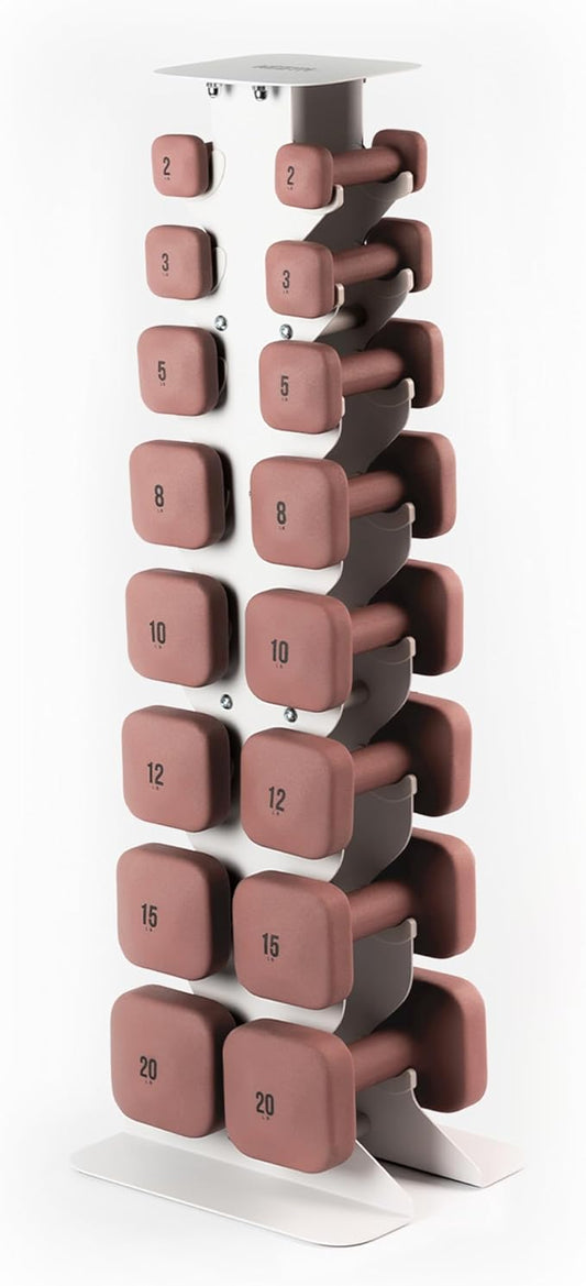 SafeGrip Dumbbells, Anti-Slip, Anti-Roll, Thick Handles, Free Weights, Square Dumbbells for Secure Workouts at Home, Weightlifting, and Personal Training-FlexoryFit