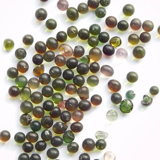 Silica Gel Beads Orange, 3-5mm | Orange Silica Gel Beads Turn to Green to Indicate Reactivation. Reusable Desiccant Beads Rechargeable Moisture Absorber Silica Gel (5.0 lb)