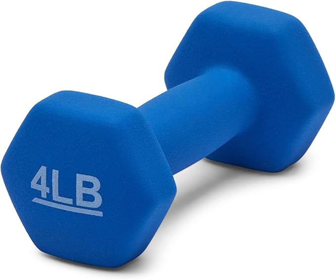 Amazon Basics Neoprene Dumbbell Hand Weights for Exercise and Muscle Toning-FlexoryFit