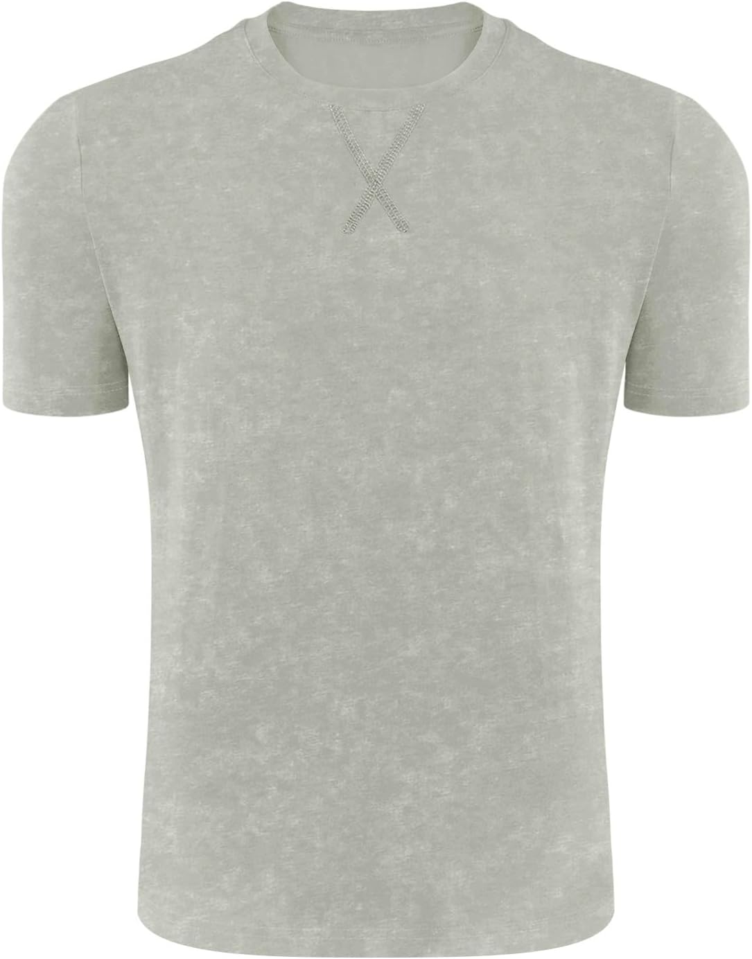LOGEEYAR Men's Athletic Washed T-Shirts Basic Crew Neck Tees Tops Causal Distressed Cotton T Shirts for Men