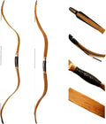 AF Archery Tatar Recurve Bow, 54" Traditional Laminated Horse Bow for Mounted Archery and Precision Shooting Longbow Left Right Hand