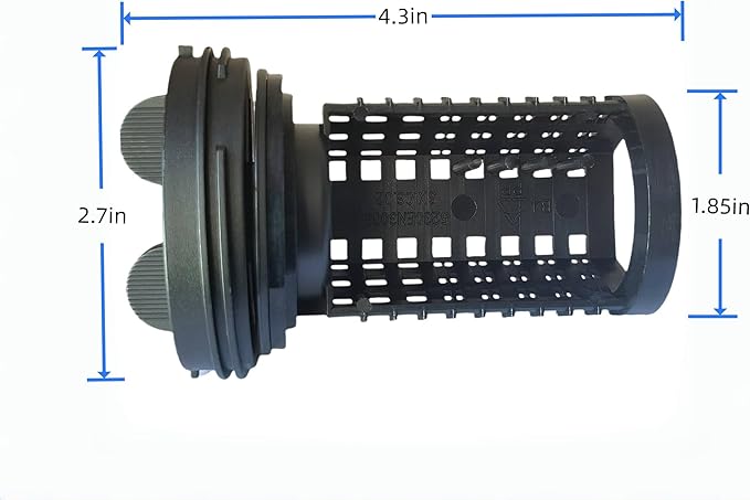 Compatible with LG Washing Machines 383EER2001A Drain Pump Filter and Cap Assembly Replaces AP4440367 5230ER3002A 383EER2001F AGM75510601 PS3522306 1267432