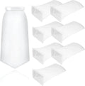7 Inch Rectangle Filter Sock, 8 Pcs Saltwater Aquarium Filter Bags 300 μm Aquarium Filter Accessories for Saltwater Freshwater Fish Tank Filter