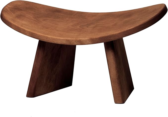 Meditation Bench IKUKO Original, Portable Version with Bag, Locally Handmade Wooden Kneeling Ergonomic Seiza Seat, Prana Yoga - 2 Colors, 3 Height Sizes-FlexoryFit