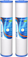 ICEPURE 5 Micron 20" x 4.5" Whole House Sediment and Carbon Water Filter by ICEPURE