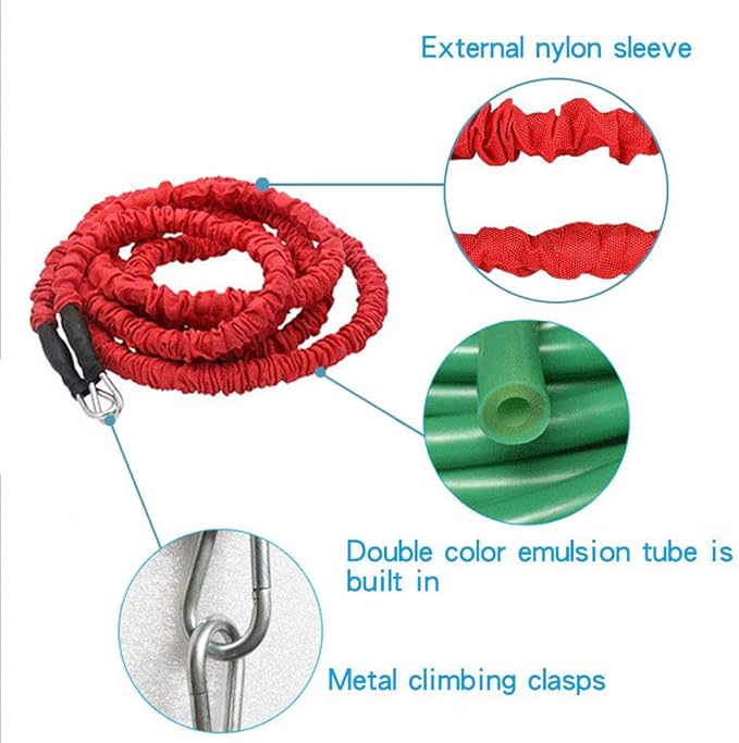 YNXing Resistance Training Rope Explosive Force Bounce Physical Training Resistance Rope Improving Speed, Stamina and Strength-FlexoryFit