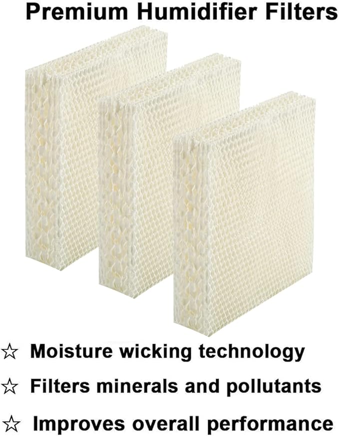 Humidifer Wicking Filter Replacement for Honeywell Filter T,HEV615 and HEV620 Humidifier,Compatible with Part # HFT600 Filter (6 Pack)