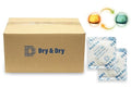 Dry & Dry 50 Gram [200 Packets] Orange Indicating Silica Gel Packets Desiccants - Food Safe Silica Packs, Silica Gel, Silica Packets, Desiccant Packs for Food Storage