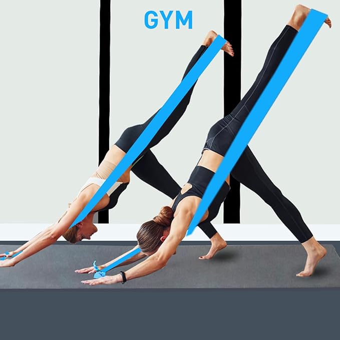 Resistance Bands,Professional Long Non-Latex Elastic Stretch Bands,Exercise Bands for Physical Therapy, Yoga, Pilates, Rehab, at-Home or The Gym Workouts, Strength Training-FlexoryFit