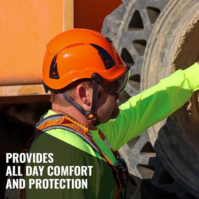 Malta Dynamics APEX Type 2 Safety Helmet – OSHA and ANSI Z89.1 Compliant Safety Hard Hats for Construction Workers and Vented Helmet for Head Protection