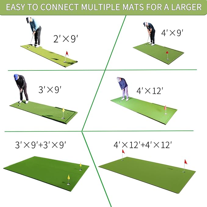 Putting Green Outdoor for Golf Practice Putting Matt for Indoors