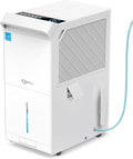 5,000 Sq.Ft Most Efficient Energy Star 2024 Dehumidifier with Pump,Vellgoo Max 150 Pint/D (Standard 80 Pint/D) Compressor Dehumidifier for Basement with Drain Hose, Smart Humidity Control