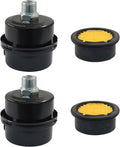 2 Pcs Air Compressor Silencer, 3/8" Thread Air Compressor Intake Filter 16mm by Unknown