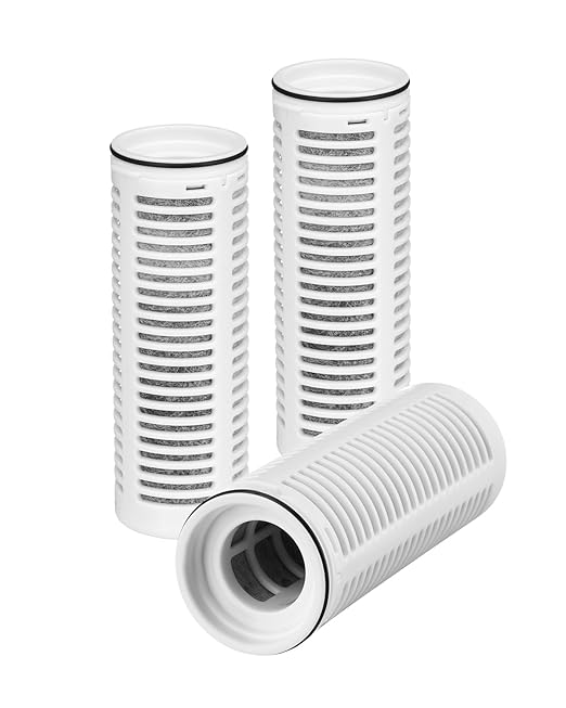 VEVOR Pitcher Water Filter Replacements, 3-Pack Water Filters for Pitchers and Dispensers, No BPA, Last 3 Months or 211 Gallons, Reduce Chlorine, Rust, Odors, PFOA/PFOS, for Water Filter Pitcher 6287