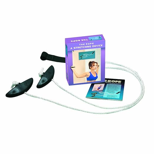 Home Ranger-The Rope Assisted Stretching Device, Over The Door Range of Motion Exercise System with Web Anchor Strap and Ergonomic Handles-FlexoryFit