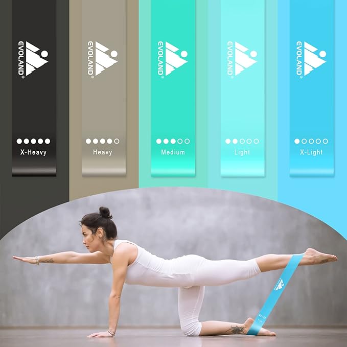 Resistance Bands Set, Workout Bands with Handles, Door Anchor, Ankle Straps and Carry Bag, Exercise Bands for Shape Body and Home Workouts-FlexoryFit