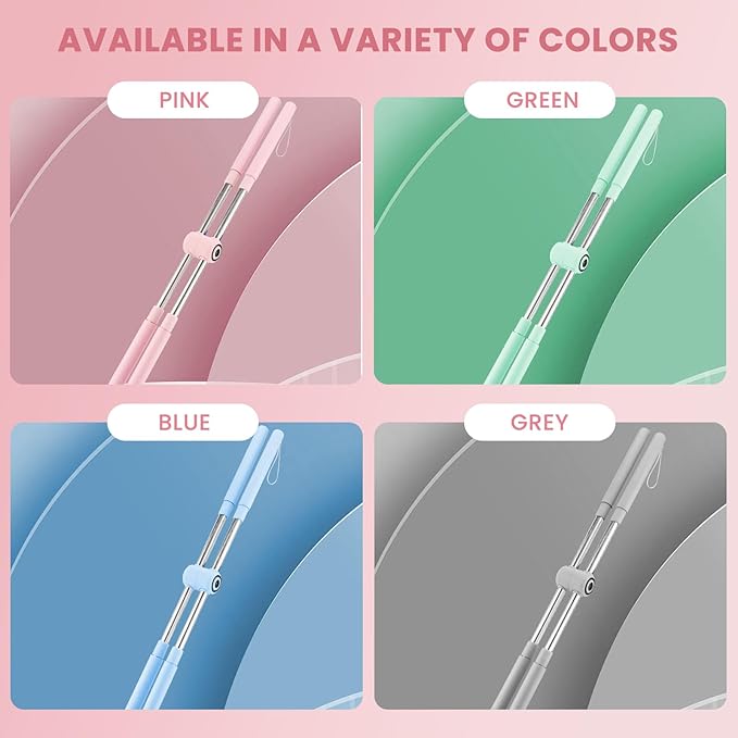 Yoga Stick, Posture Correction Stick for Women and Men, Relieve Back Pain, Upper and Lower Back Stretchers and Straighteners, 24.4-36.2 Inch Stretching Stick Neck Hump Corrector-FlexoryFit
