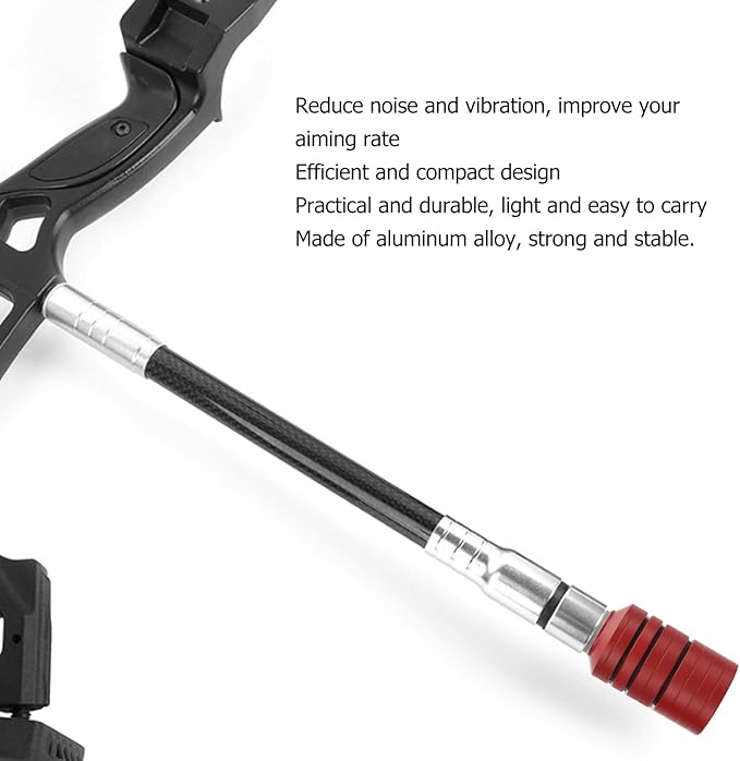 VBESTLIFE Archery Bow Stabilizer Weight Kit, Detachable Aluminum Alloy Counterweight Kit for Recurve Bow and Compound Bow