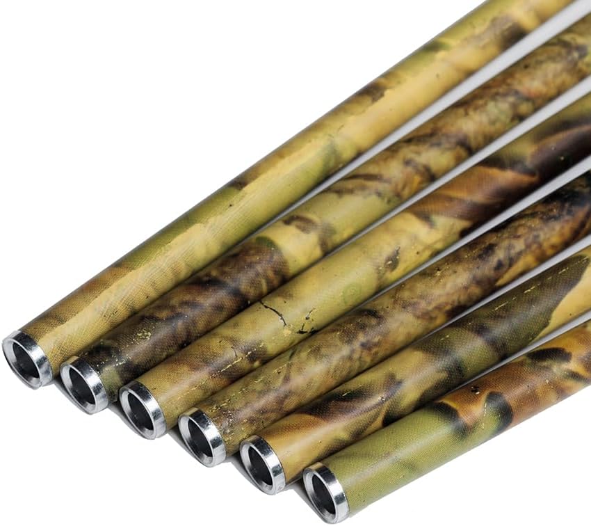 Archery 30" 32" 400 500 Spine Carbon Hunting Arrows Turkey Feather for Compound Recurve Bow Longbow Practice Target Camo Arrow Pack of 12PCS