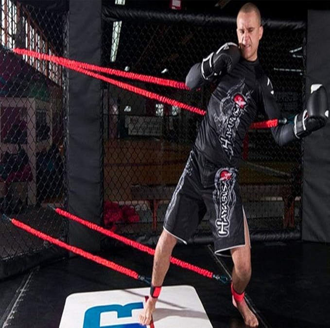 YNXing Resistance Training Rope Explosive Force Bounce Physical Training Resistance Rope Improving Speed, Stamina and Strength-FlexoryFit