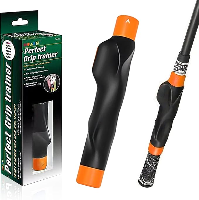Golf Grip Trainer, Golf Club Grip, Golf Grip Training Aid, Helps Improve and Train Correct Hand Position (Right Hand )-FlexoryFit
