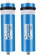 2Pack 400 GPD Universal Reverse Osmosis RO Membrane Element，3.0"x12" Replacement Water Filter,for Under Sink Home Drinking RO Water Purifier System