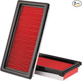 2-Pack Engine Air Filter Fits for 19-12 Nissan Versa, 22-12 March, 19-14 Versa by Forccord