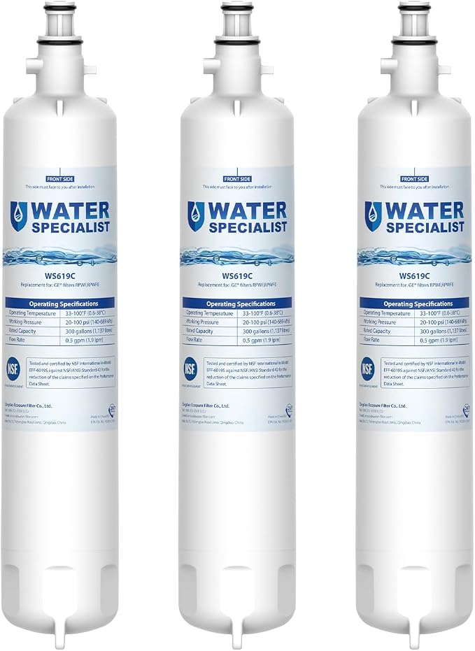 Waterspecialist Replacement for GE® RPWFE®, RPWF Refrigerator Water Filter by Waterspecialist