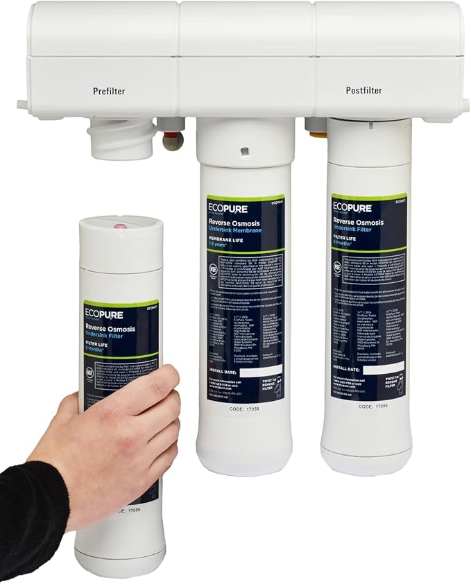 EcoPure ECOROM Reverse Osmosis Membrane Replacement – Fits ECOP30 & Select - Image 3
