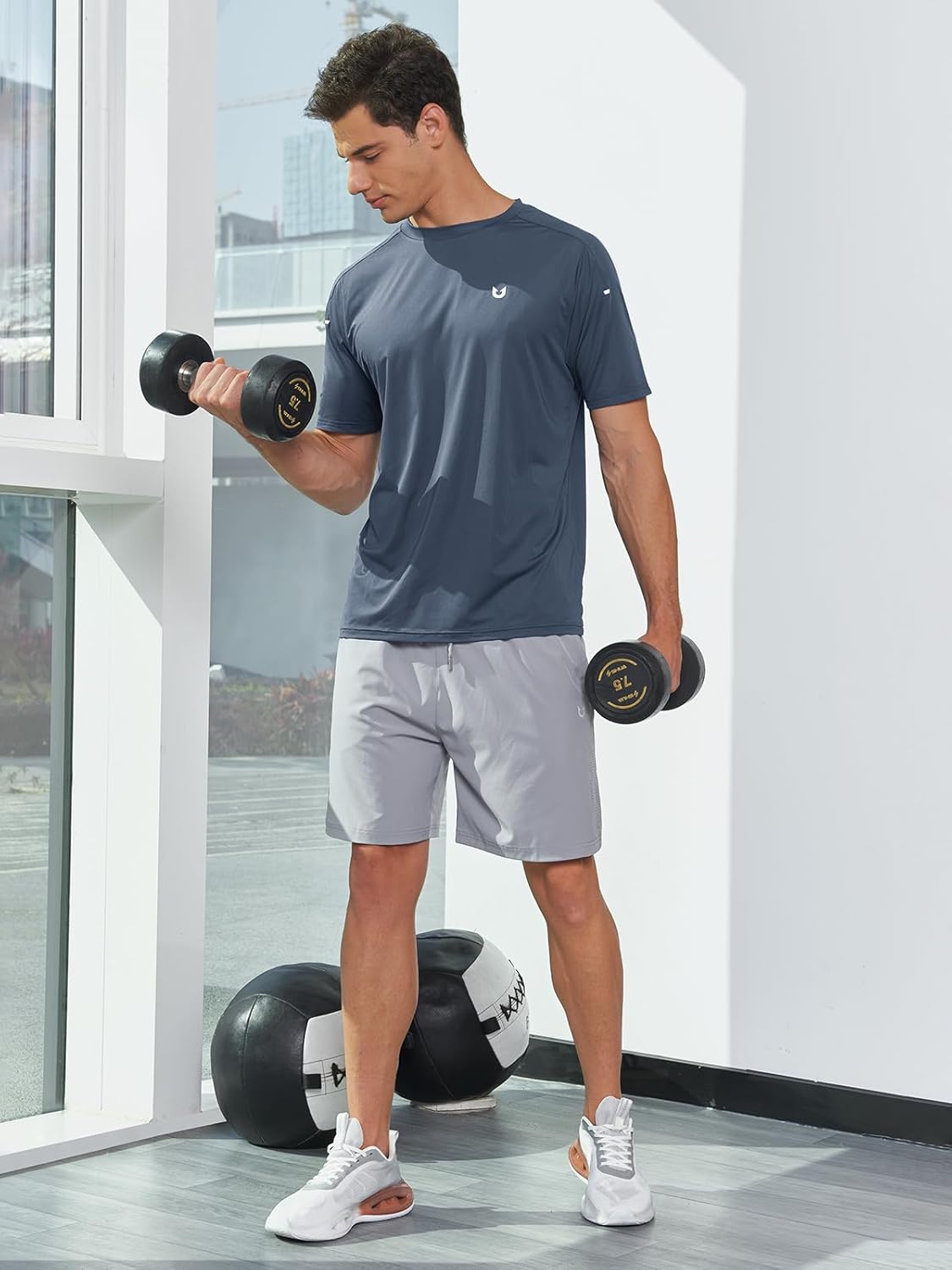 NORTHYARD Men's Athletic Running T-Shirts Quick Dry Workout Shirts Short-Sleeve Sports Gym Tee Tops Performance Activewear