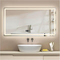 Backlit LED Illuminated Bathroom Mirror by Unknown