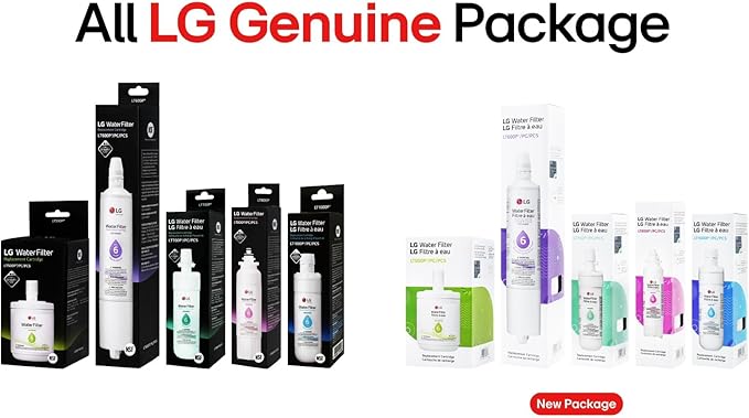 LG LT1000P2 6-Month / 200 Gallon Refrigerator Replacement Water Filter - Image 3