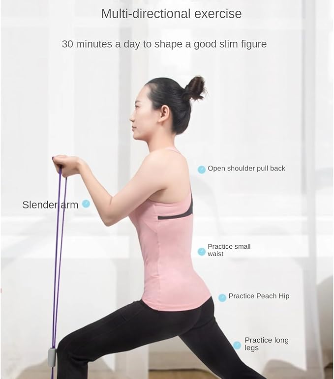 Crossover Resistance Band - Shoulder Back Training/Yoga Stretch/Posture Corrector-FlexoryFit