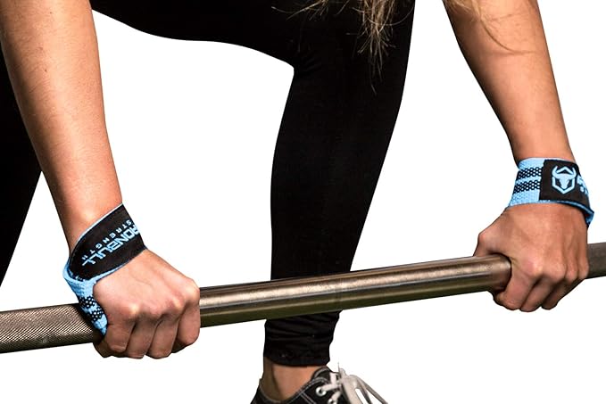 Lifting Wrist Straps for Weightlifting (1 Pair) – Padded Lifting Straps for Deadlifts, Powerlifting, Strength Training & Bodybuilding – Gym Straps for Men & Women-FlexoryFit