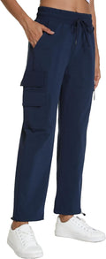 Women's Hiking Pants with Pockets - Travel Lounge Outdoor Quick Drying Lightweight Water Resistant Joggers