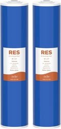 SimPure 20" x 4.5" Cation Exchange Resin Filter, Whole House Water Softening Filter Cartridge for DB20P, DB20P-3 (2 Pack)
