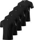 Boyzn 1, 3, 5 or 7 Pack Men's Workout Running Shirts, Dry Fit Moisture Wicking T-Shirt, Gym Athletic Short Sleeve Tee Shirts