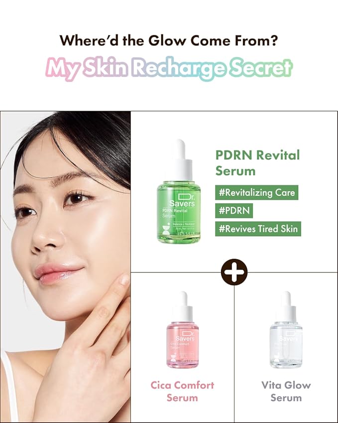 IT’S SKIN Dr.Savers Bifida Silky Serum 1.01 fl.oz, Skin Barrier Repair Serum, Bifida Complex, Multi Peptide Ampoule, Smooth Texture, Supple Moisturizer for Sensitive or Dry Skin, Korean Skincare-FlexoryFit