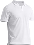 Pioneer Camp Men's Golf Shirt UPF 50+ Quick Dry Polo Shirts Short Sleeve Moisture Wicking Performance Tees Collar Work Shirts
