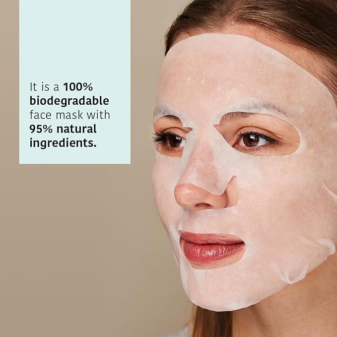 IROHA NATURE Glycolic Acid Peeling Face Mask (Pack of 5) | Skin Perfecting for a Radiant & Smooth Look | Instant Regeneration in Just 15 Minutes | Clean Beauty | 100% Vegan-FlexoryFit