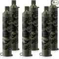 Membrane Solutions Straw Water Filter S1, NSF/ANSI 42&372&401 certificated, Survival Filtration Portable Gear, Emergency Preparedness, Supply for Drinking Hiking Camping Team Family Outing