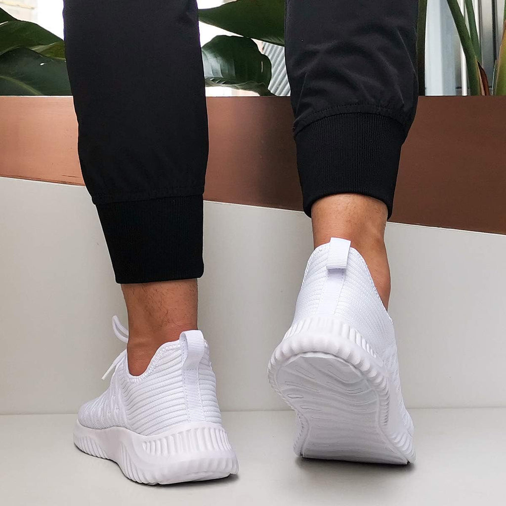 Feethit Mens Slip On Walking Shoes Lightweight Breathable Non Slip Running Shoes Comfortable Fashion Sneakers for Men